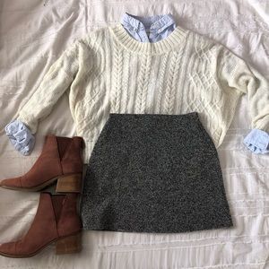 Topshop Tweed Mini
